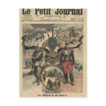 The Presentation of The Medal of Combatants Post Cards