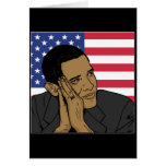 The President Barack Obama Greeting Card