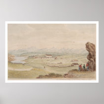 The Presidio and Pueblo of Monterey (1104) Posters