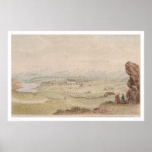 The Presidio and Pueblo of Monterey (1104) Posters