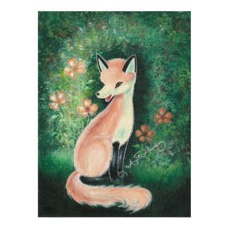 The Pretty Little Fox print