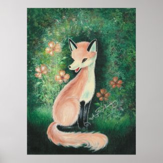 The Pretty Little Fox Print