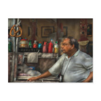 The Pretzel Vendor postcards by suburbanscenes The Pretzel Vendor postcards