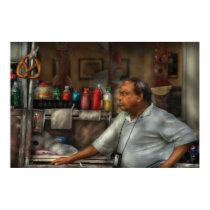 The Pretzel Vendor posters by suburbanscenes The Pretzel Vendor posters