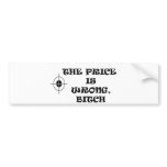 THE PRICE IS WRONG BUMPER STICKERS
