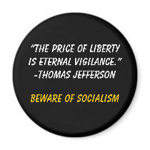 “The price of liberty is eternal vigilance.”-Th... magnets