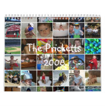 The Pricketts 2008 calendars