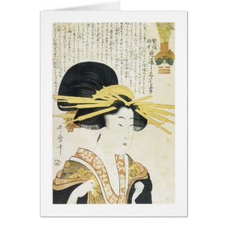 The Prim Type, Utamaro, 1800 card