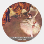 The Prima Ballerina (Rosita Mauri) By Edgar Degas Round Sticker