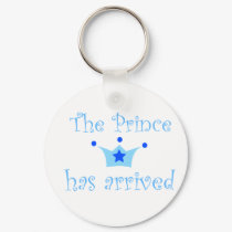 the prince has arrived. keychains