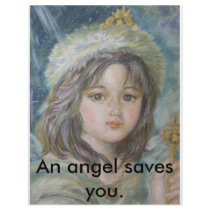 The prince of the angel., An angel saves you. Letterhead