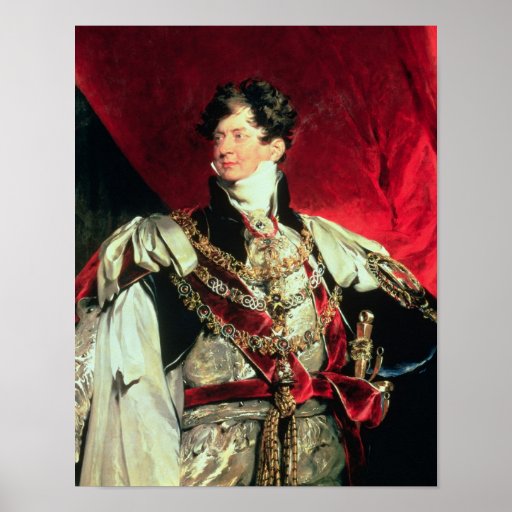 The Prince Regent, later George IV 2 Posters