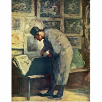The Prints And Lovers By Daumier Honoré Photo Cutout