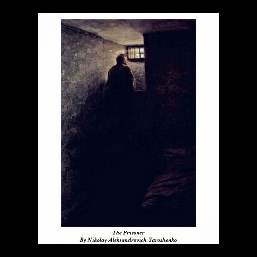 The Prisoner By Nikolay Aleksandrovich Yaroshenko Posters