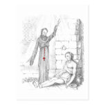The Prisoner Visited by Death in His Cell Post Cards