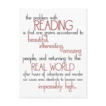 The Problem With Reading Postcard