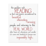 The Problem With Reading Postcard