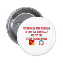 THE PROBLEM WITH SOCIALISM BUTTONS