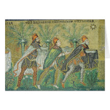 The procession of the three kings card