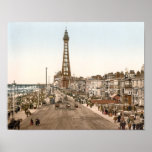 The Promenade, Blackpool, England posters