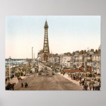 The Promenade, Blackpool, England Posters