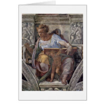 The Prophet Daniel By Michelangelo Buonarroti Card