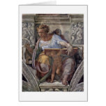 The Prophet Daniel By Michelangelo Buonarroti Card