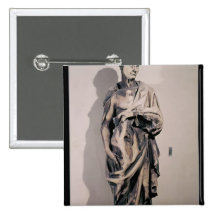 The Prophet Jeremiah, 1423-27 Pinback Button