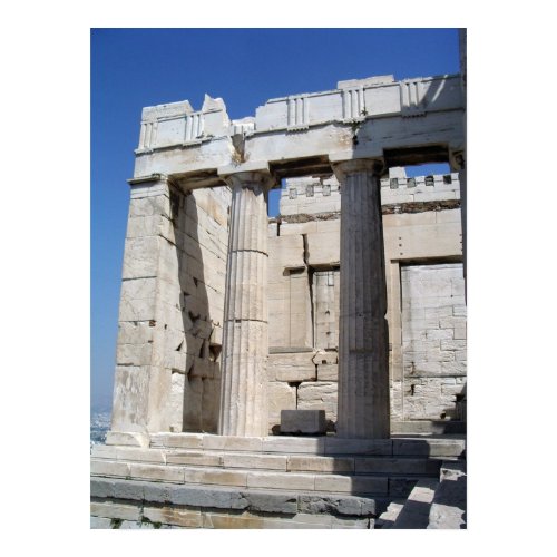 The Propylaia, Athens, Greece print