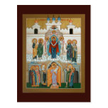 The Protection of the Mother of God Prayer Card Postcard