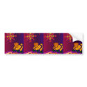The Proud King Lion bumper stickers