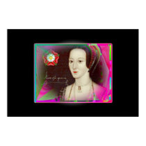 The psychedelic Anne Boleyn Print