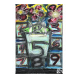 "The Psychic Telephone" Oil Pastel by Levi Glassro canvas prints