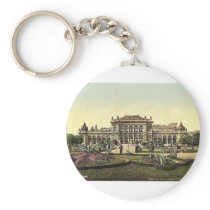 The public garden and casino, Vienna, Austro-Hunga Keychain