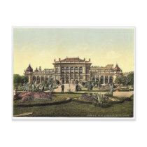 The public garden and casino, Vienna, Austro-Hunga Post Cards