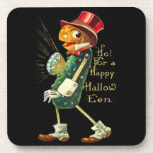 The Pumpkin Man Beverage Coasters