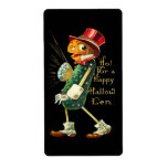 The Pumpkin Man Personalized Shipping Labels