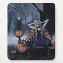 The Pumpkin Queen mousepad by elvenstarart The Pumpkin Queen mousepad