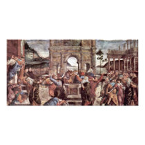 The Punishment Of Leviter Detail By Botticelli San Photo Cards