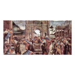 The Punishment Of Leviter Detail By Botticelli San Photo Cards