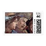 The Punishment Of Leviter Detail By Botticelli San Stamps