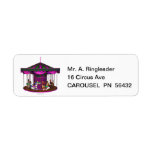 The Purple Carousel Return Address Labels