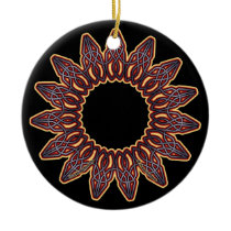 The Purple Celtic Knotwork Ornament 1 ornaments