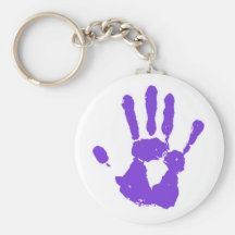 The Purple Hand Keychains