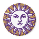 THE PURPLE SUN REFRIGERATOR MAGNET