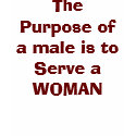 The Purpose of a male is to Serve a WOMAN t-shirts by Female_Supremacy The Purpose of a male is to Serve a WOMAN t-shirts