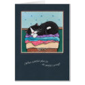 The Purrfect Place For A Cat Nap - Cat Art Card by LisaMarieArt The Purrfect Place For A Cat Nap - Cat Art Card