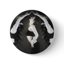 The Pursuit of Ecstasy Lies Within - Self Portrait Pinback Buttons