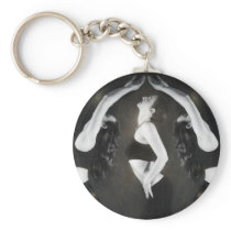 The Pursuit of Ecstasy Lies Within - Self Portrait Keychain