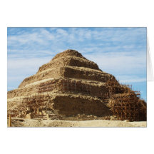 The Pyramid of Djoser - Saqqara,  Egypt Cards